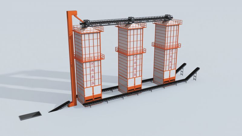 靜態烘（hōng）幹機，靜態房式烘幹機，立式靜態烘幹機，立式靜態烘幹機，無破碎，成本低